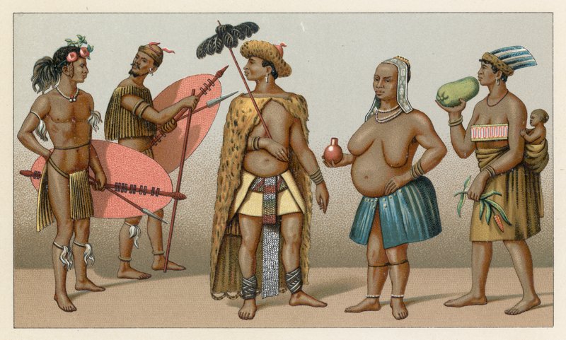 Afrika Kostüm by French School