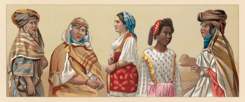 Afrika Kostüm by French School