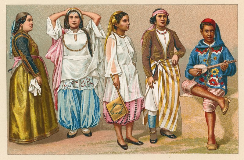 Afrika Kostüm by French School