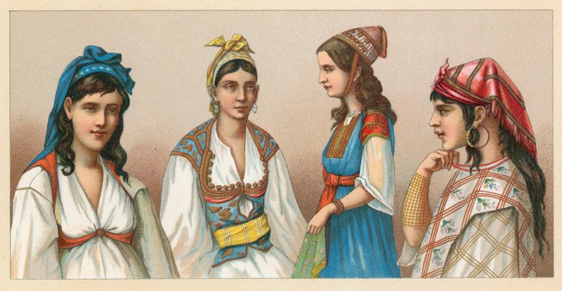 Afrika Kostüm by French School