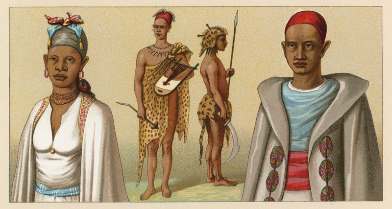 Afrika Kostüm by French School