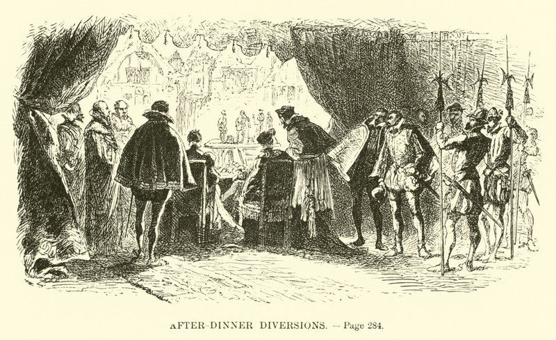 Akşam yemeği sonrası eğlenceler by French School