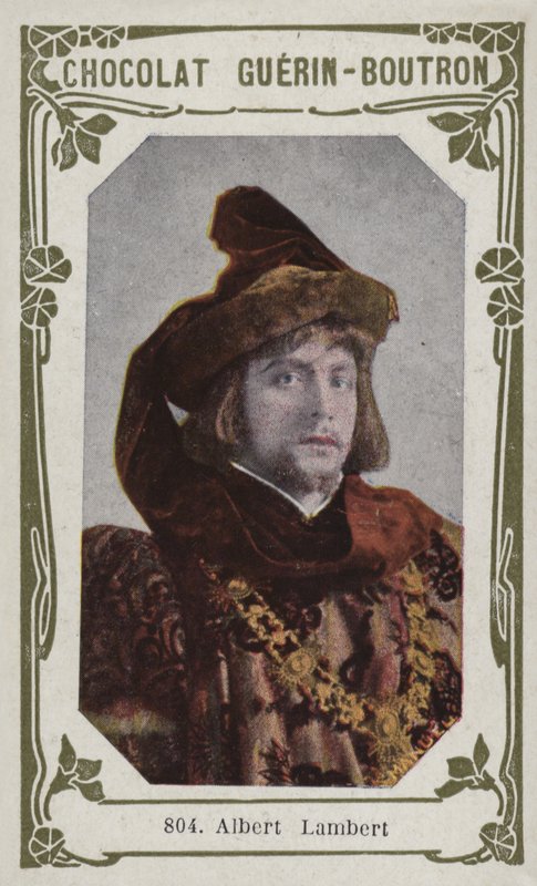 Albert Lambert (renkli fotoğraf) by French School