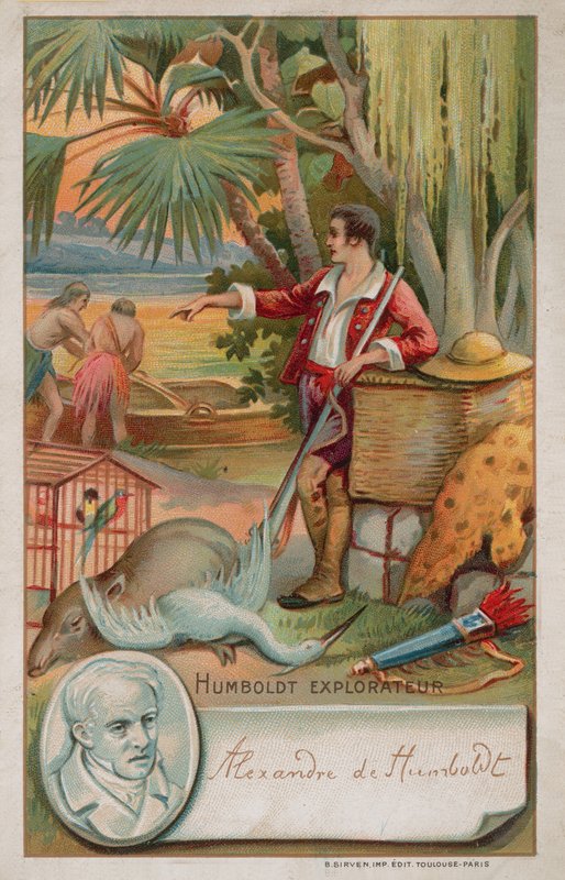 Alexander von Humboldt, Prusyalı coğrafyacı, doğa bilimci ve kaşif (1769-1859) by French School