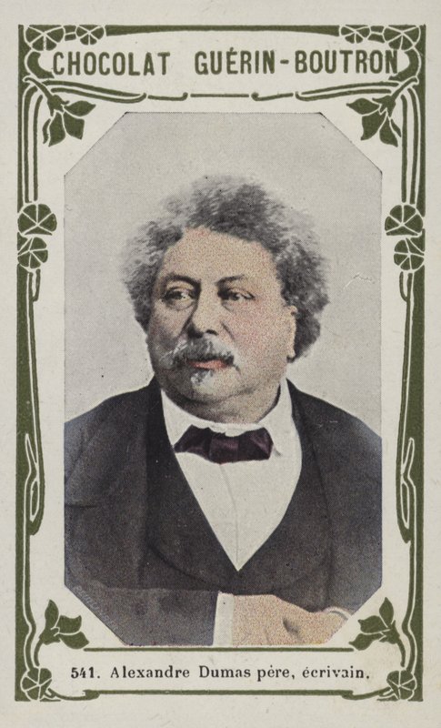 Alexandre Dumas baba, yazar (renkli fotoğraf) by French School