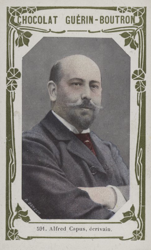 Alfred Capus, ecrivain (renkli fotoğraf) by French School