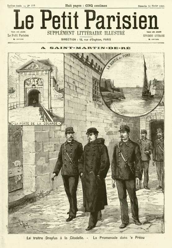 Alfred Dreyfus, Saint-Martin-de-Re, Fransa