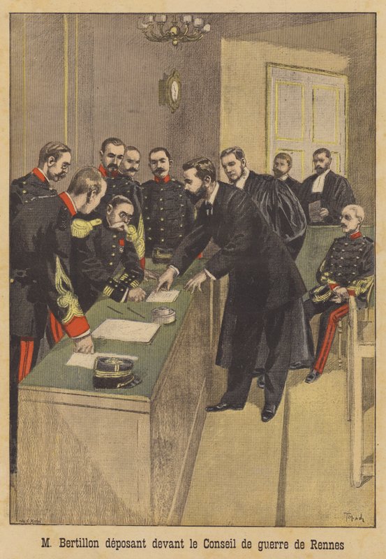 Alphonse Bertillon, Alfred Dreyfus