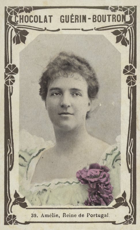 Amelie, Reine de Portekiz (renkli fotoğraf) by French School