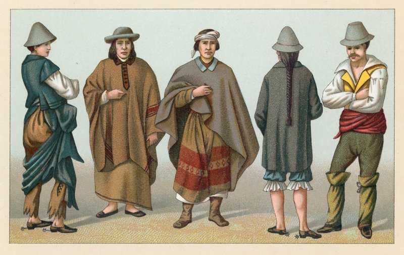 amerika kostümü by French School