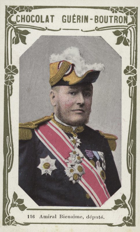 Amiral Bienaime, milletvekili (renkli fotoğraf) by French School
