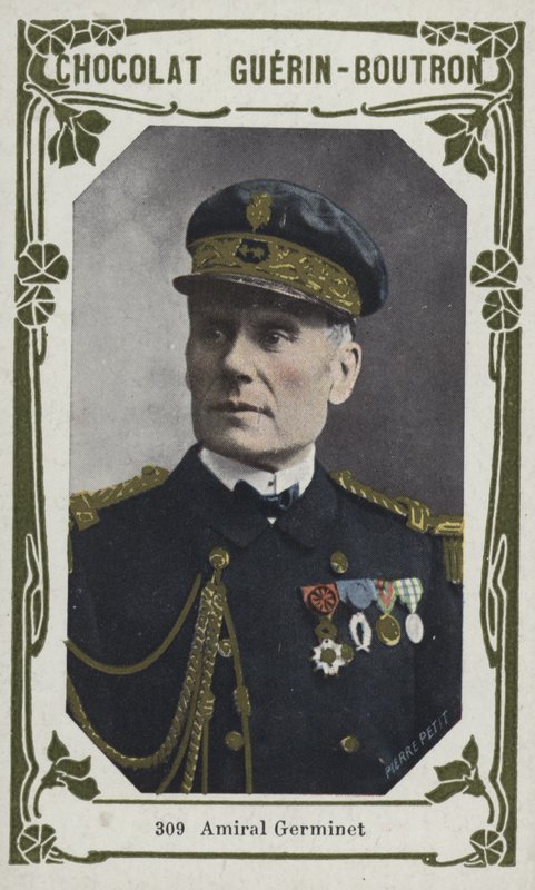 Amiral Germinet (renkli fotoğraf) by French School