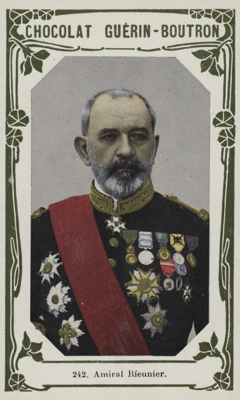 Amiral Rieunier (renkli fotoğraf) by French School