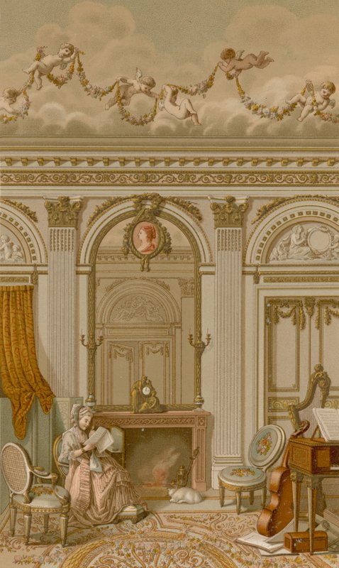 Louis XVI Saltanatında Bir İç by French School