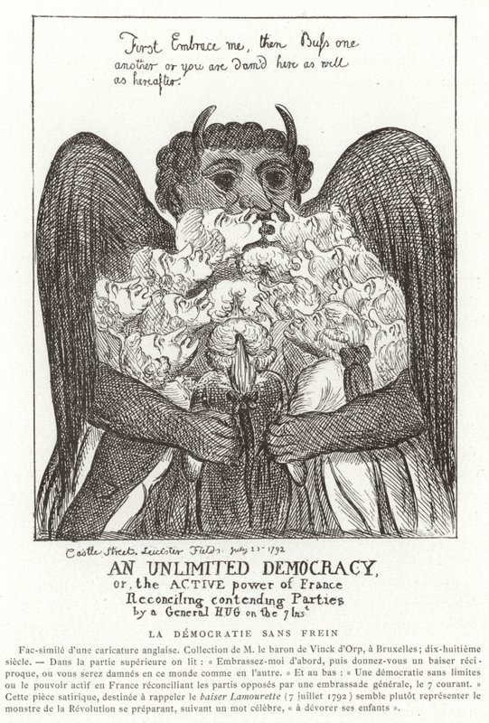 Sınırsız Demokrasi, 1792 by French School