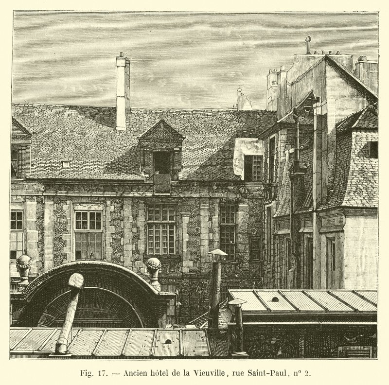 Eski hotel de la Vieuville, rue Saint-Paul, no 2 by French School