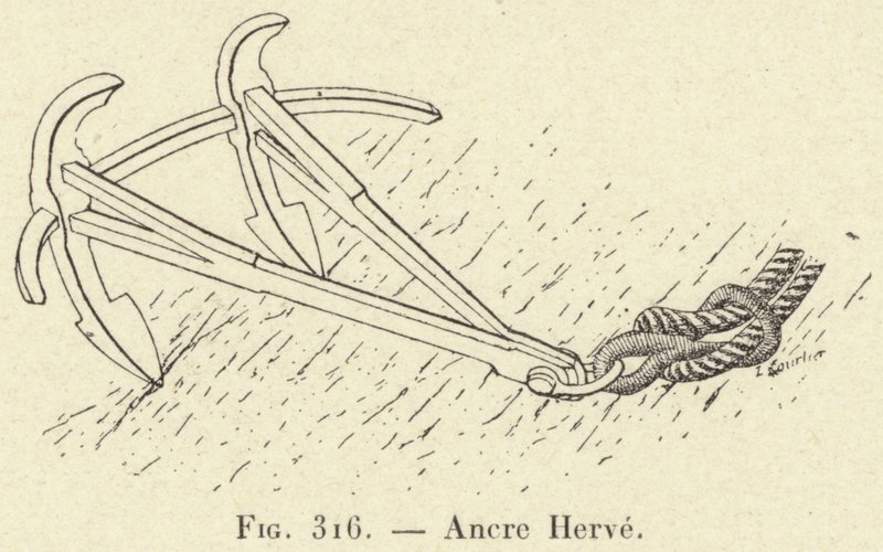 Ancre Herve (gravür) by French School