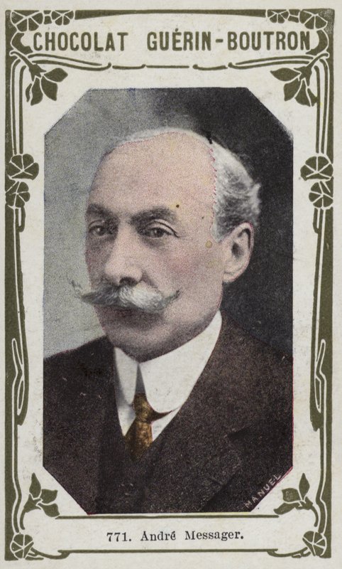 Andre Messager (renkli fotoğraf) by French School