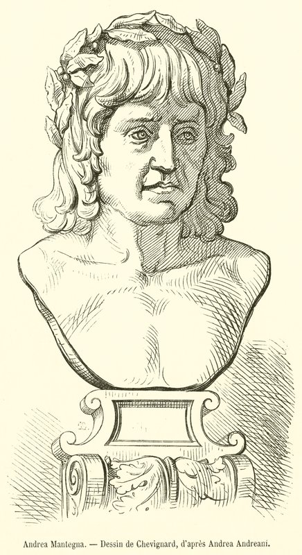 Andrea Mantegna (gravür) by French School