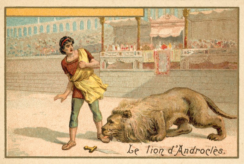 Androkles ve Aslan by French School