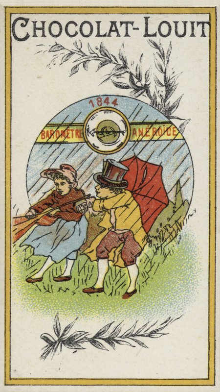 Aneroid barometre, 1844 by French School