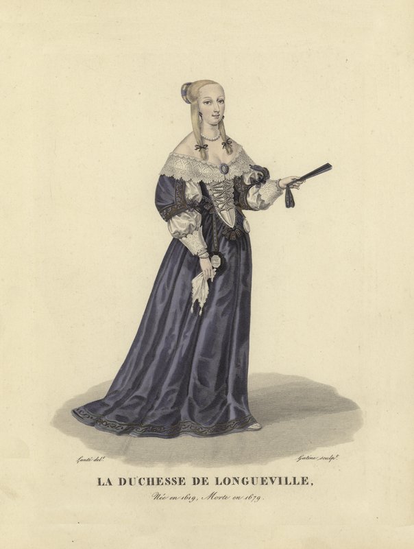 Anne Genevieve de Bourbon, Longueville Düşesi by French School