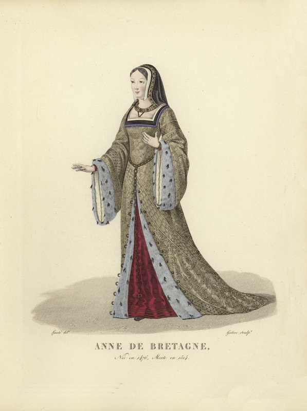 Brittany Anne, Charles VIII Kraliçesi Consort ve Fransa Louis XII by French School