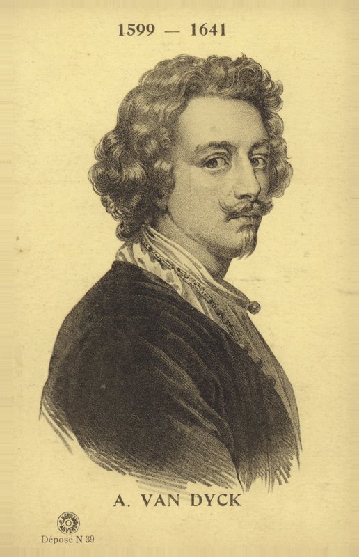 Anthony van Dyck, Flaman ressam (lito) by French School