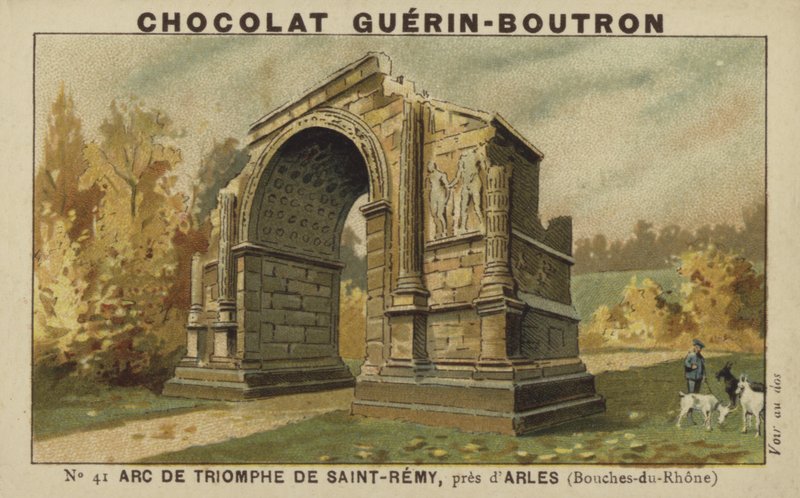 Arc de Triomphe de Saint-Remy, Arles yakınında, Bouches-du-Rhone by French School
