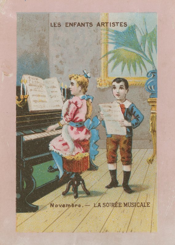 Sanatsal çocuklar. Kasım; müzikli suare by French School