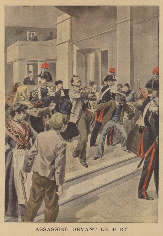 Jüri önünde suikaste kurban gitti by French School