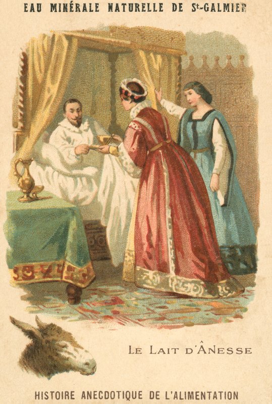 Eşek sütü (chromolitho) by French School