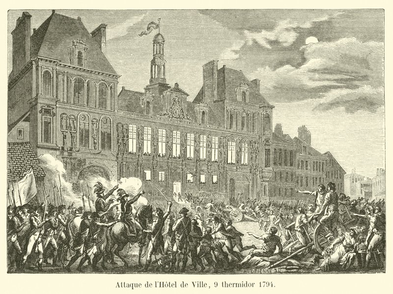 Belediye Binasına Saldırı, 9 Thermidor 1794 by French School