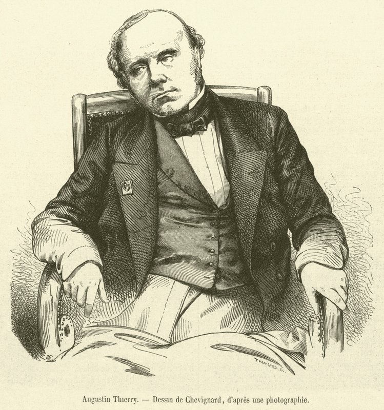 Augustin Thierry (gravür) by French School