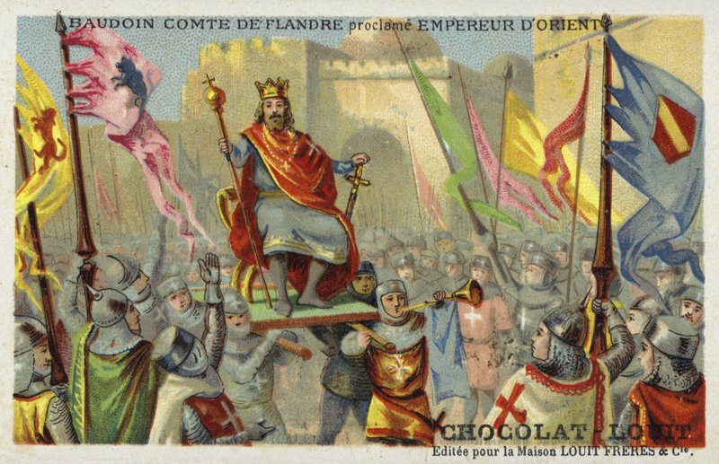 Baldwin IX, Flanders Kontu, 1204
