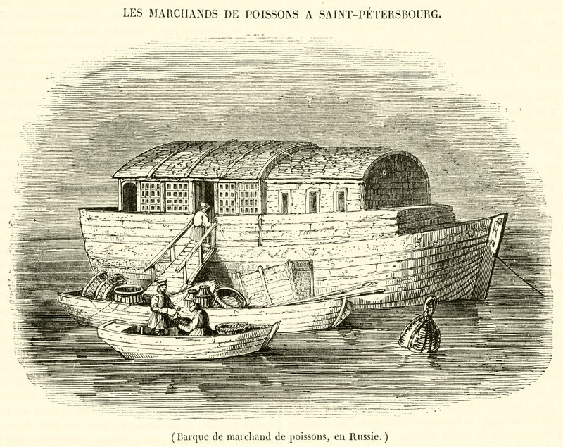 Balık tüccarının teknesi, Rusya