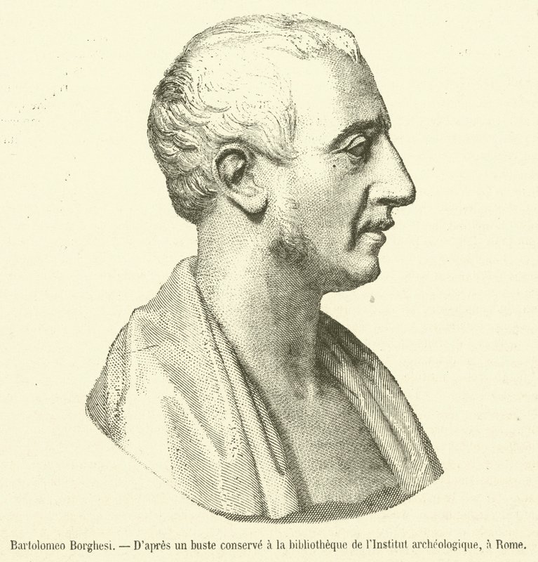 Bartolomeo Borghesi (gravür) by French School