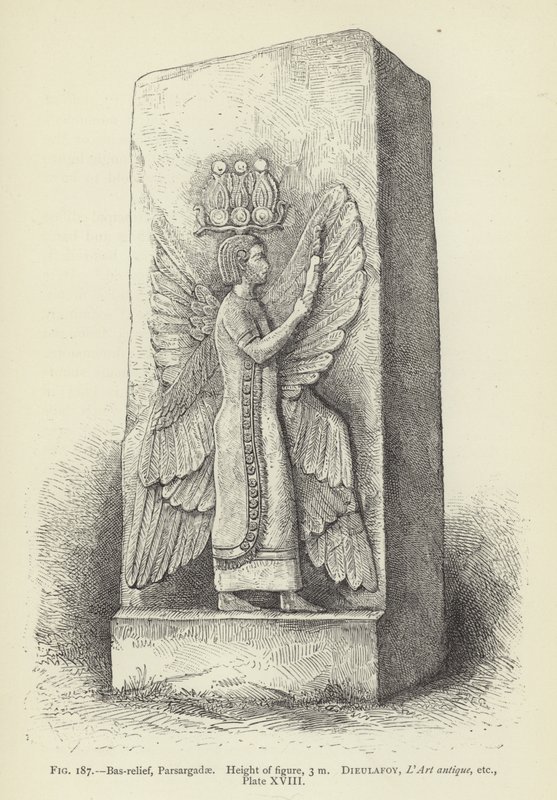 Kısma, Parsargadae, Figürün yüksekliği, 3 m by French School