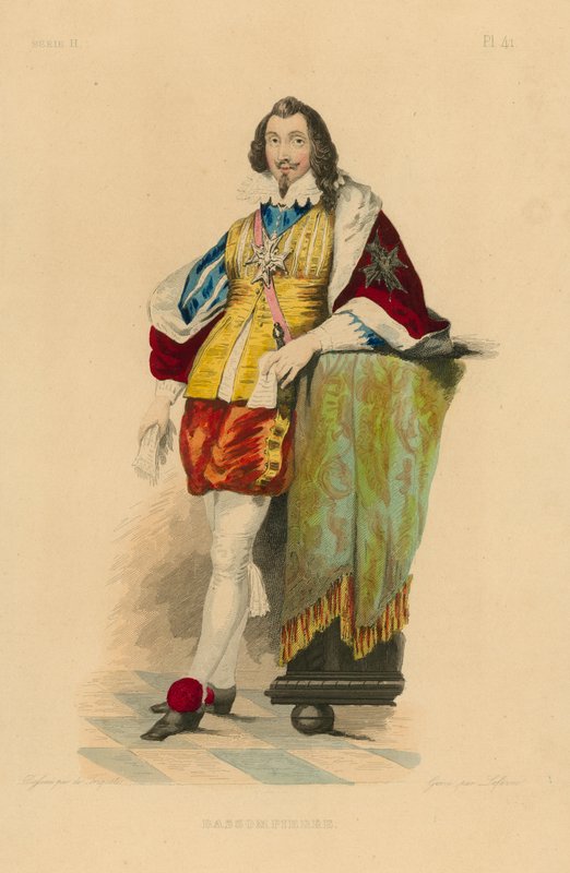Bassompierre (renkli gravür) by French School