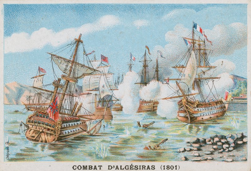 Algeciras Savaşı; 1801 by French School
