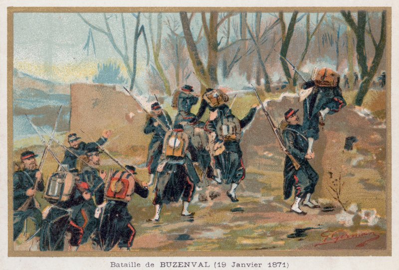 Buzenval Savaşı by French School
