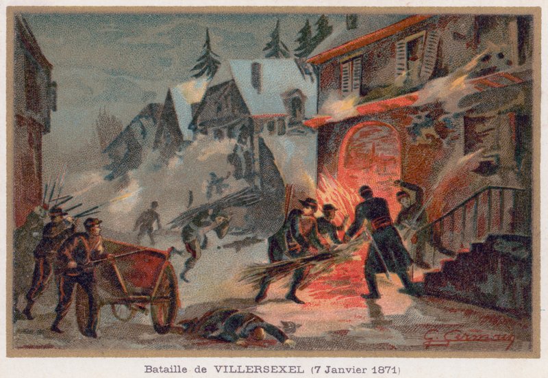 Villersexel Savaşı by French School