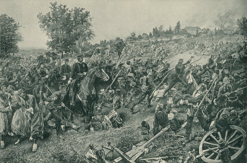Worth Savaşı, Fransa-Prusya Savaşı, 6 Ağustos 1870 by French School