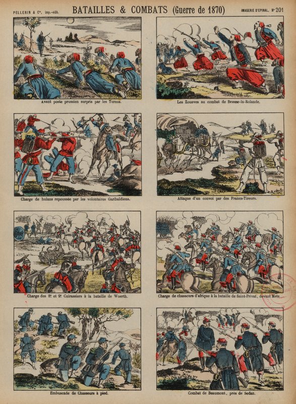 Fransa-Prusya Savaşı, 1870-1871 Savaşları by French School