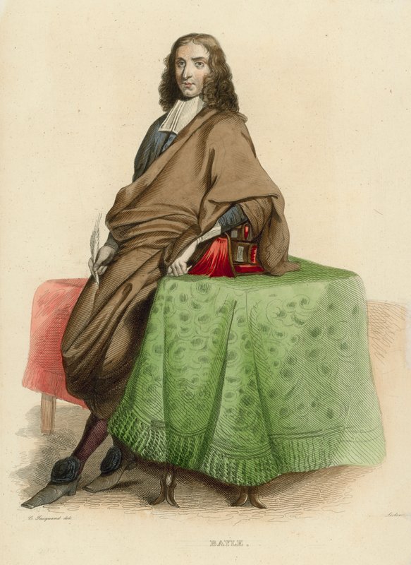 Bayle (renkli gravür) by French School