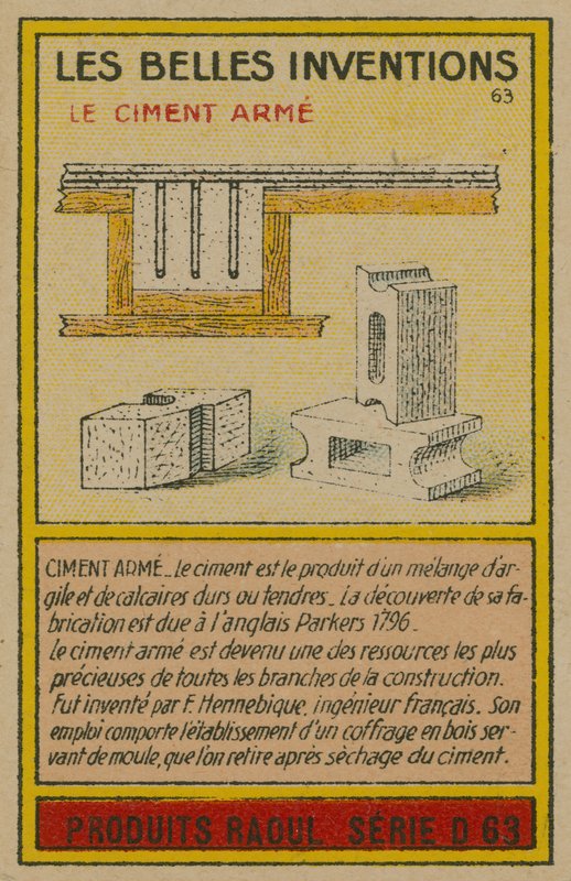 Güzel buluşlar kartı, betonarme by French School