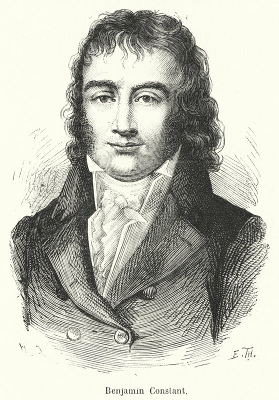 Benjamin Constant (gravür) by French School