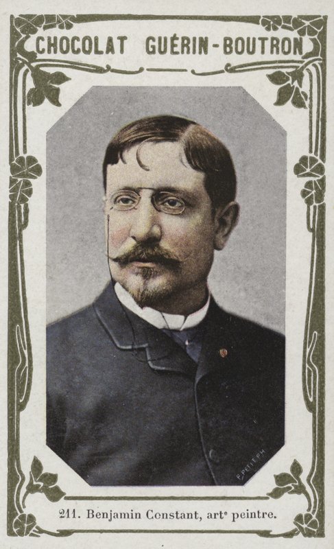 Benjamin Constant, ressam (renkli fotoğraf) by French School