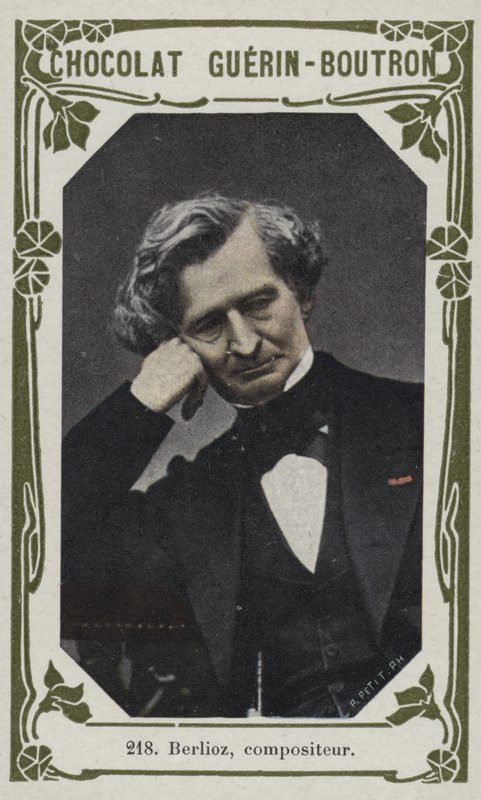 Berlioz, besteci (renkli fotoğraf) by French School