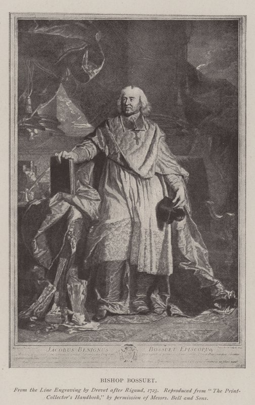 Piskopos Bossuet (lito) by French School